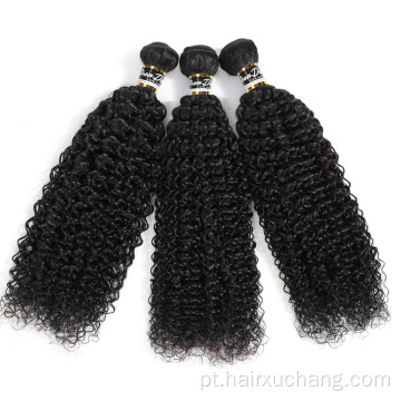 Raw Indian Brasil Human Human Human Weft Virgem Curly Virgin 100% Remy Extensão de cabelo de Young Girl Menina Cabelo Humano Capacento Vendor